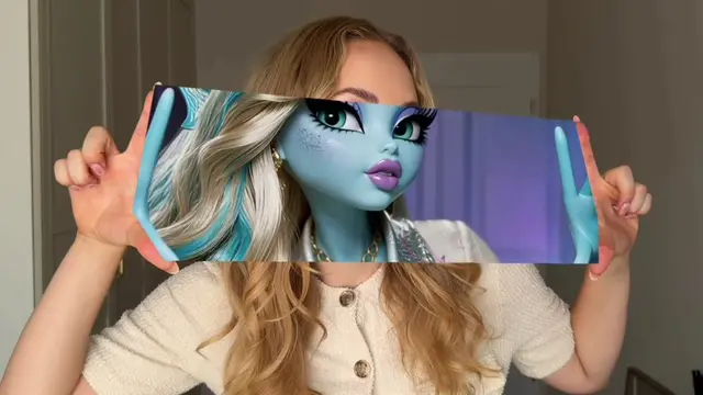 Another one! ✨ Totalnie uwielbiam ten trend z AI. Tym razem transformacja w lalk