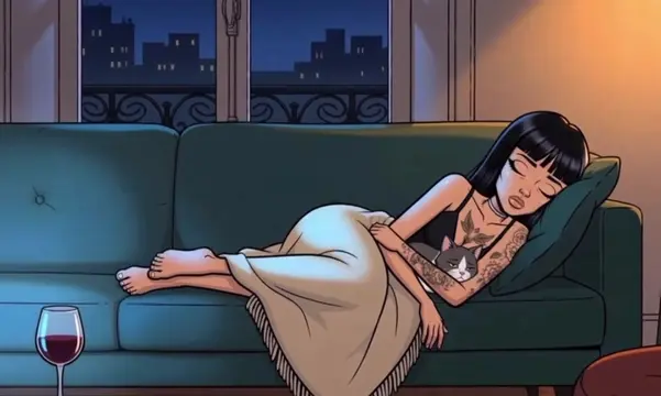 late nights, pretty thoughts & a little bit of chaos 🥀 #cartoon #ThatGirl #Life