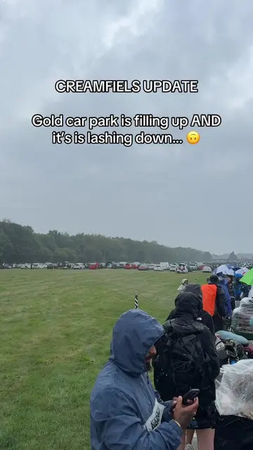 We’re going to get VERY wet 🙃 @Creamfields Official  #creamfields #festival #fe