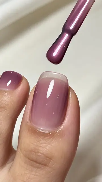 ✨ Purple Ombre Jelly Toe Nails 💜 The Viral Korean Pedicure Trend Everyone Loves