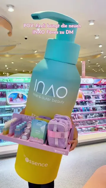 YES, ihr habt richtig gehört!! 👀💗✨ die neuen INAO Produkte gibt’s jetzt bei dm