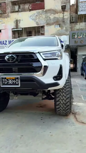 A Toyota Hilux Revo taking off-road capability to another level.