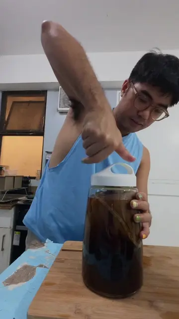 mid-week cold brew preparation dahil may bago tayong coffee beans na itetest dah