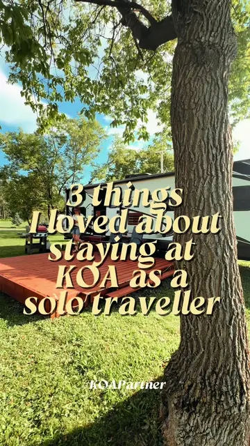 Solo travel has become one of my favourite ways to explore. 🤍  @Kampgrounds of 