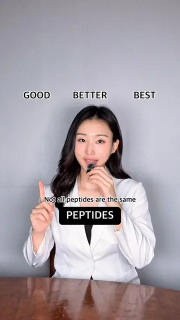 Not all peptide serums are the same 👀 
 Basic peptides, multi-peptides, and cop