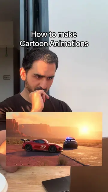 How to make cartoon animations using AI #ai #animations 
