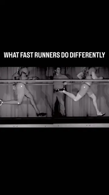 These are kinematic patterns we often see associated with faster sprinting, but 