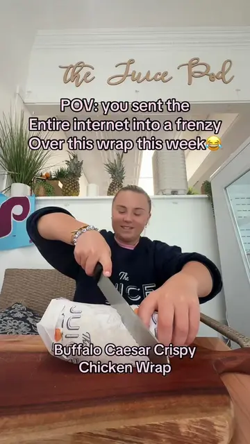 The Buffalo Caesar Crispy Chicken Wrap sent the internet into a spiral this week