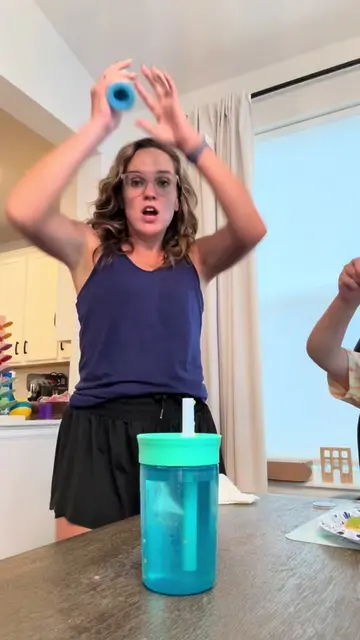 The cup saga continues. Griffin has Angelman Syndrome, and because he loves to e