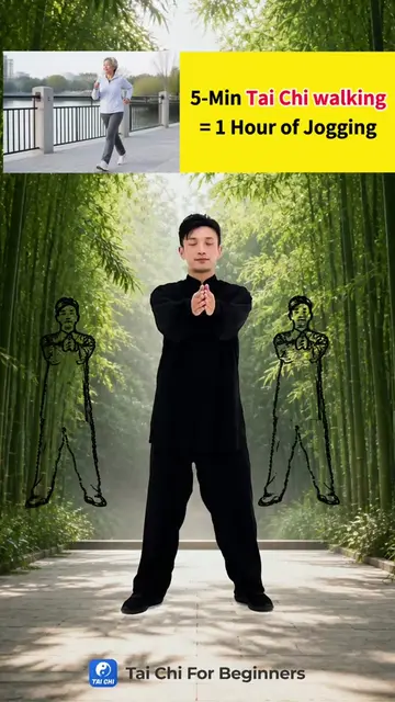 Try this 5-minute Tai Chi walking practice 👆More Tai Chi practice on my profile