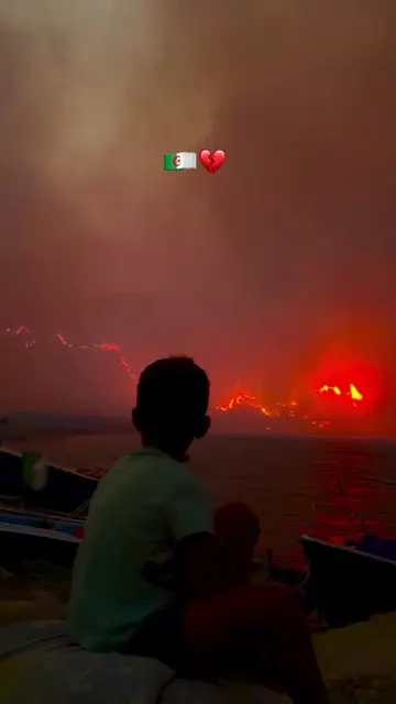 My beautiful country is burning 💔🇩🇿 Sending all my love, prayers and strength