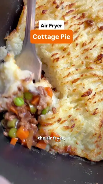 Air Fryer Cozy Cottage Pie 🥧🥩✨ Proper cozy comfort food made right in your air