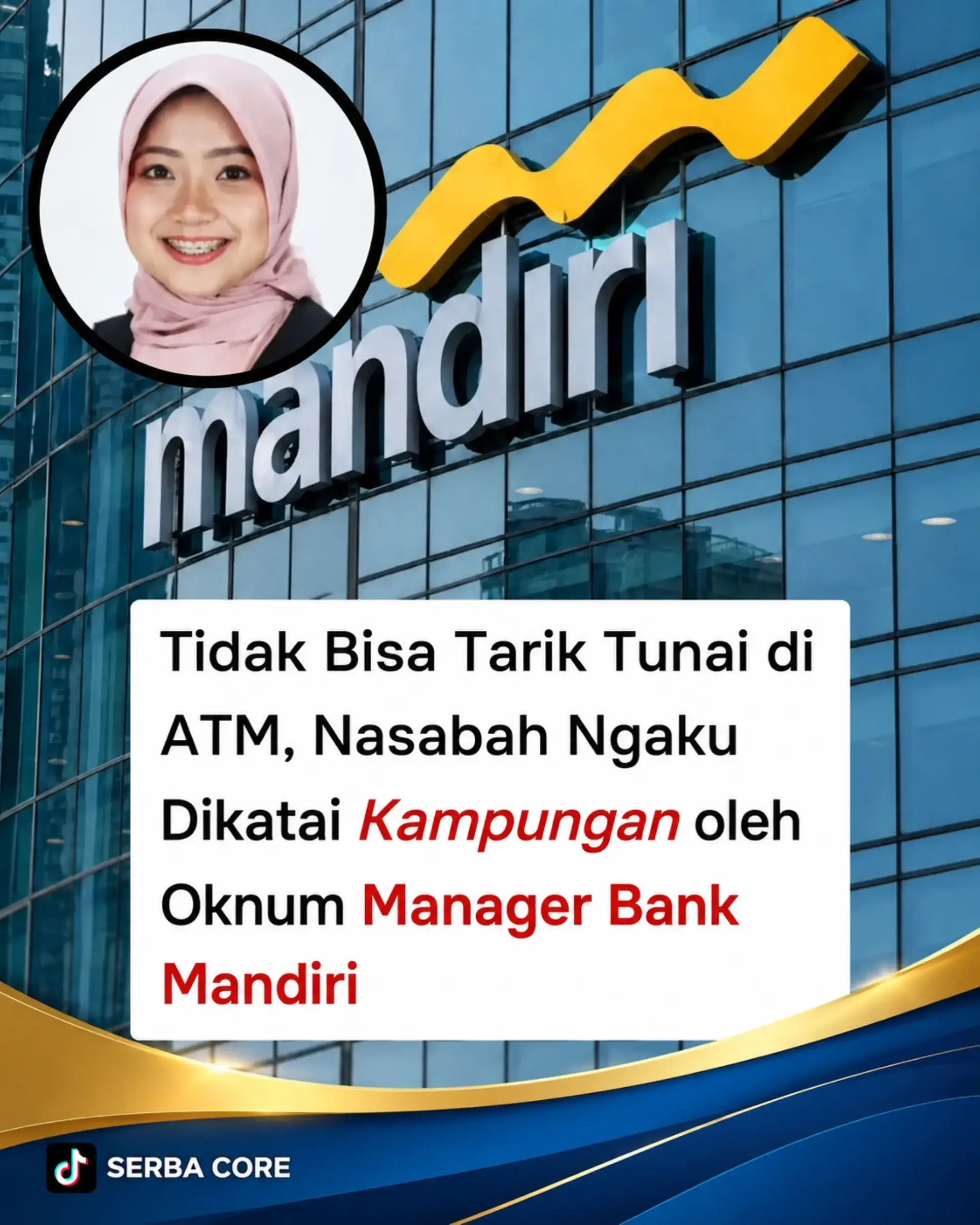 Sebuah unggahan di media sosial Threads mendadak viral setelah seorang nasabah B