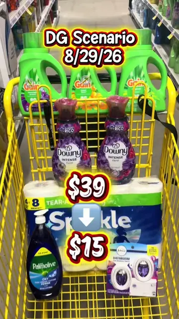 🧺 $39.20 worth of laundry + household essentials for just $15.40 BEFORE TAX! 🙌