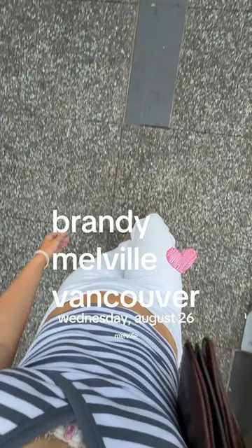brandy melville yesterday (I left 3 mins before closing so it’s prob very simila