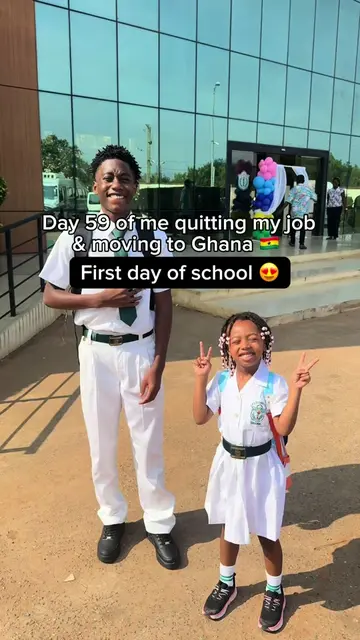 The kids had their first day of school since being here in Ghana and we ALL coul