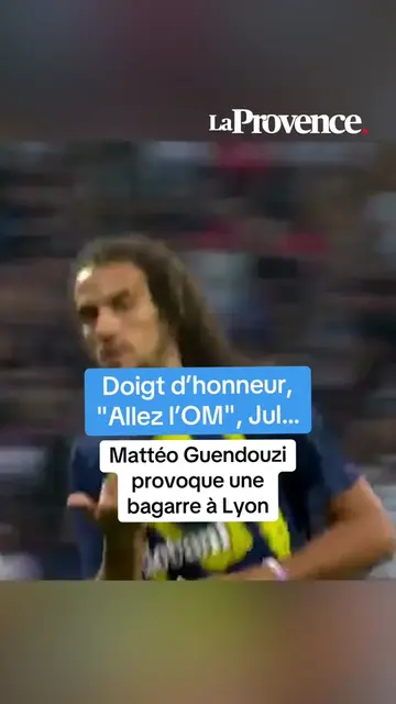 👽🔵⚪️ Doigt d’honneur, "Allez l’OM", Jul Matteo Guendouzi provoque une bagarre 