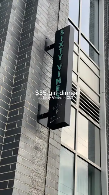 A $35 girl dinner in Charlotte?! Say less. 💅🏼🍷🍝 Sixty Vines was such a fun t
