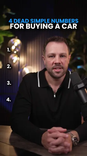 Four dead simple numbers for buying a car 
