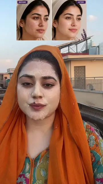 Instant whitening facemask .. @beenish Ali … Homemade facial …. 🤍 Head to toe w