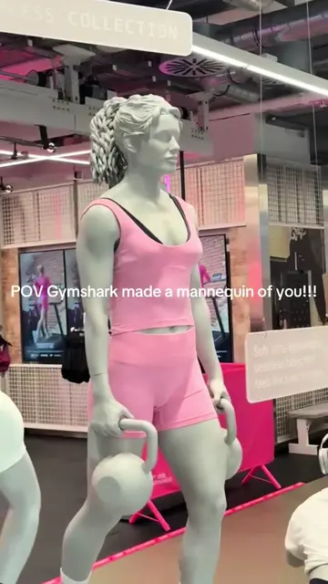 POV Gymshark made a mannequin of ME. Is this real lyf😭