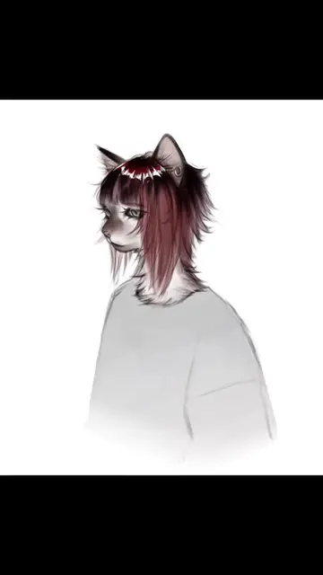 Day 5 of learning how to draw furries, furry portrait comms are now open for 25 