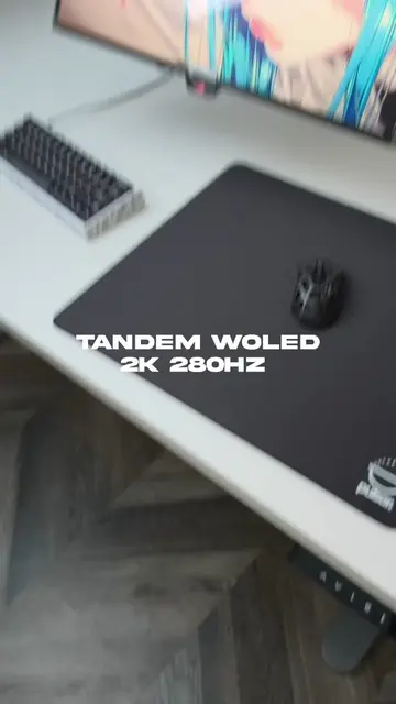 Can't go wrong with tandem glossy woled, insane 😋 #oled #asus #monitor #pcsetup