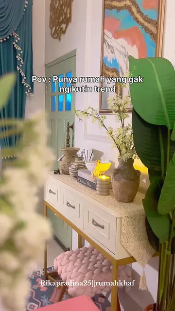 Diera gempuran rumah japandi dan minimalist aku tetep kosisten sm tema rumahku i