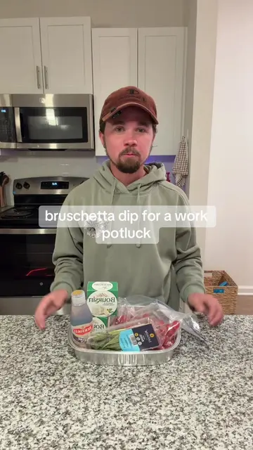 Wife has a work potluck tomorrow so I’m making bruschetta dip, tomatoes, garlic,