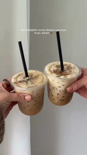 After trying the pumpkin cream shaken espressos from Starbucks I knew I had to r
