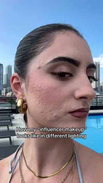 And that’s why lighting makes such a big difference on how makeup looks on the s