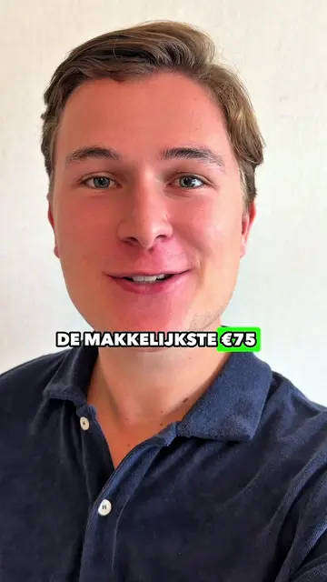 De makkelijkste €75 die je dit jaar kunt krijgen?!😏 #geldtips #geldbesparen #jo