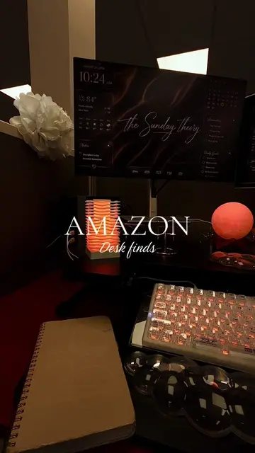 This 🤩🤎✨ #fallaesthetic #amazonfinds #acrylicdesk #fyp #SundayTheory 