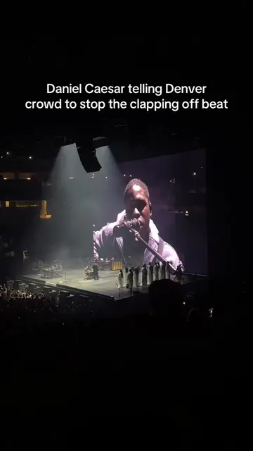 Denver crowd clapping off beat #danielcaesar #denver #sonofspergy #danielcaesart