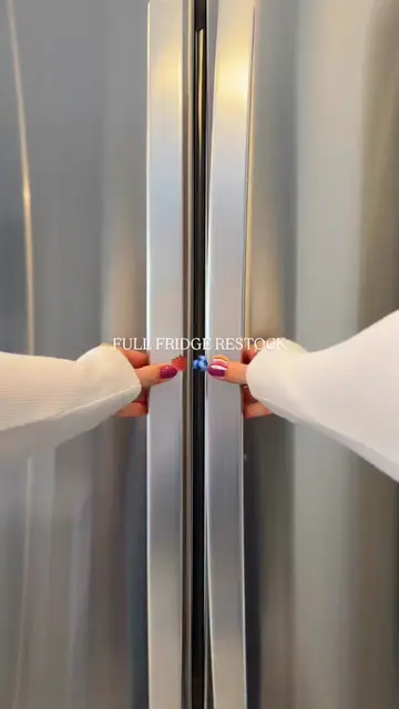 Restocking my fridge with some new finds #fridgerestock #asmr #amazonfinds #rest
