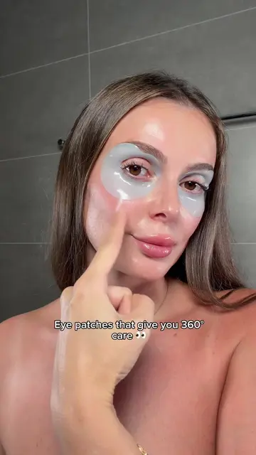 360° care in just one eye patch 💙  @dear, Klairs  Blue Caffeine Full Cover Eye 