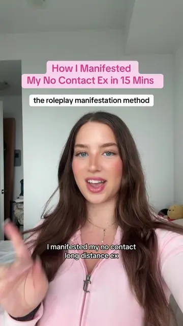 i used the roleplay manifestation method to manifest my no contact ex to do ever