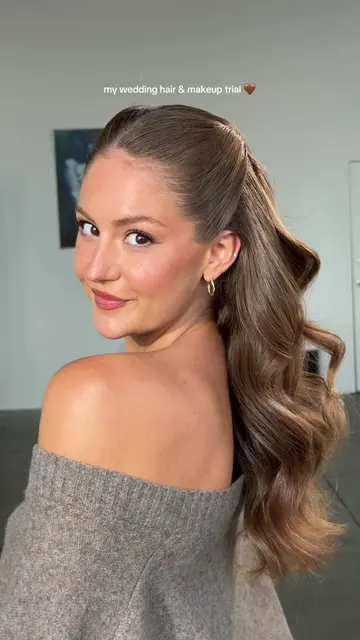 getting so so excited 🤭 #bridalmakeup #bridalhairstyle #weddinghair #weddingmak