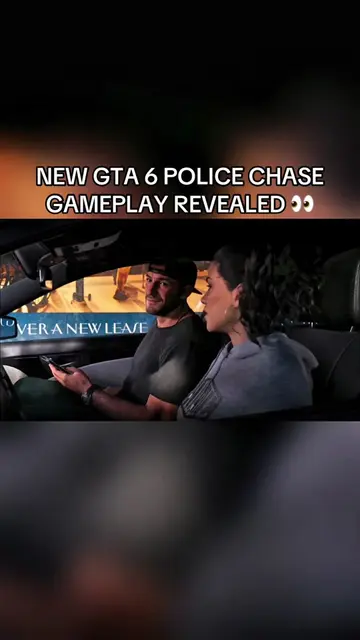 NEW GTA 6 POLICE CHASE GAMEPLAY REVEALED 👀 #gta6 #grandtheftauto6 #grandtheftau