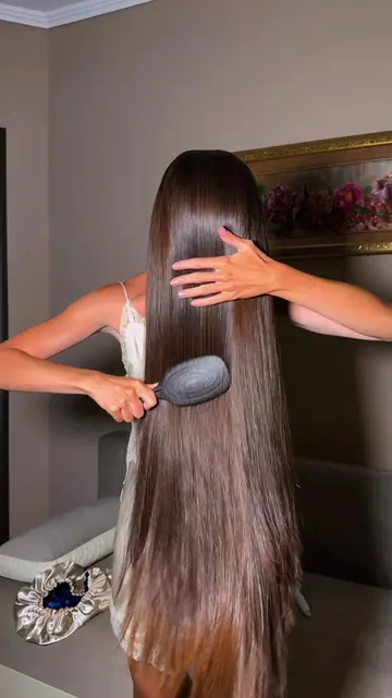 Silky hair unpacking 🪄🧝🏽‍♀️ #hairqueen