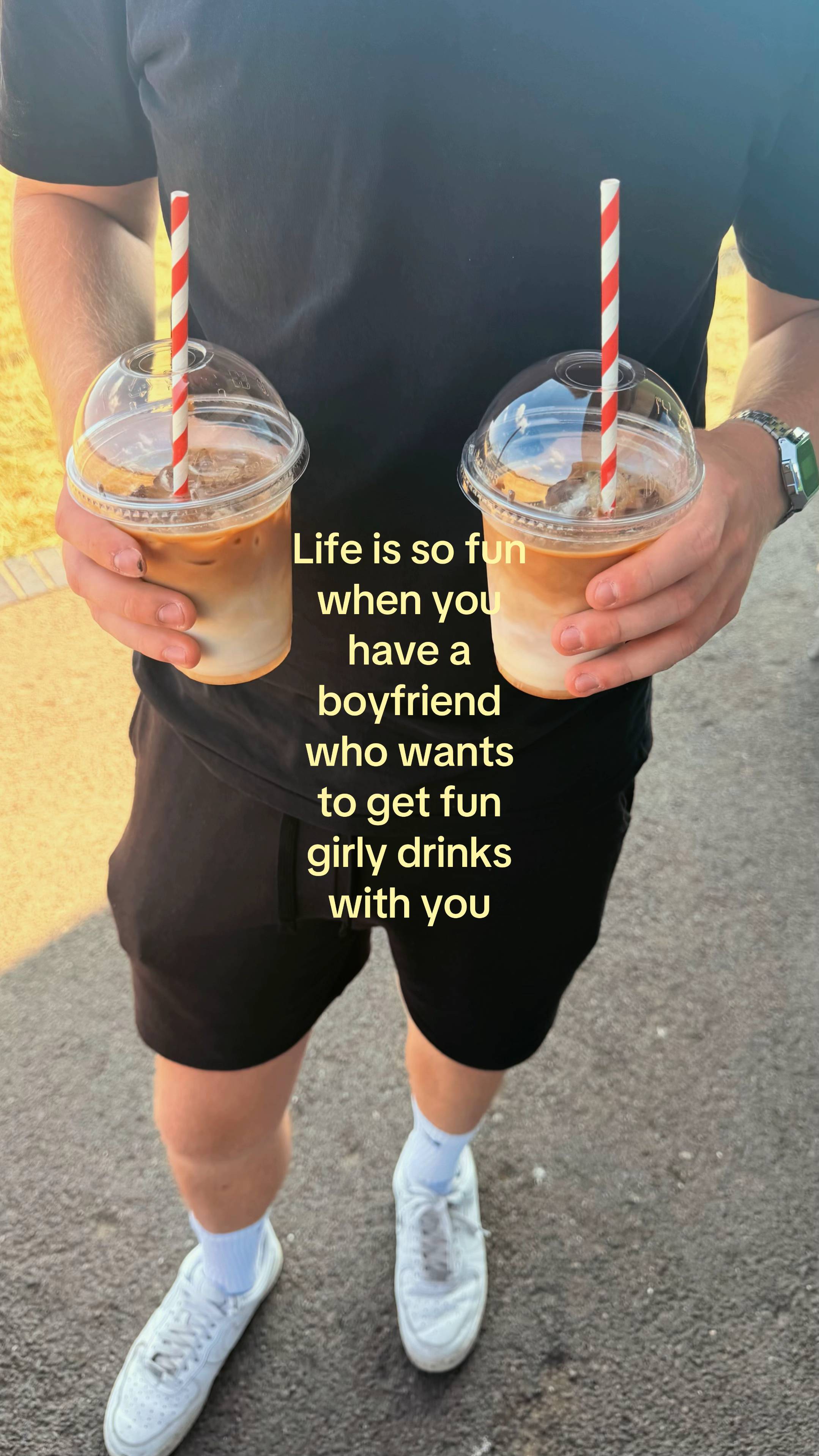 Oh yeahh #bf #coffee #boyfriend #icedcoffee 