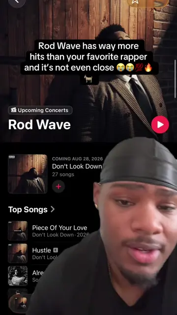 I promise you Rod Wave has way more hits than your favorite rapper 😭😭💯🔥🐐 #f