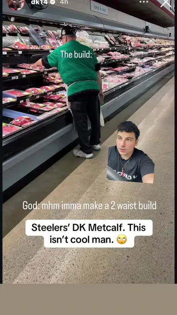 Pittsburgh Steelers WR DK Metcalf posted something on his Instagram story that c