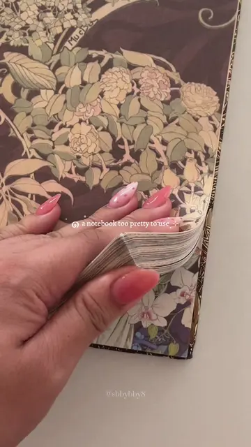 the prettiest notebook ever! #aestheticnotebook #stationery #journaling #noteboo