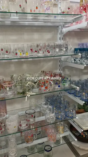 THEY ARE SO CUTEEEE @TJ Maxx #icon #iconglass #dupe #anthropologiedupe #tjmaxxfi
