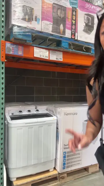 @Kenmore 24 in. 2 in 1 Portable Compact Twin Tub Washer and Spin Dryer @costco_c