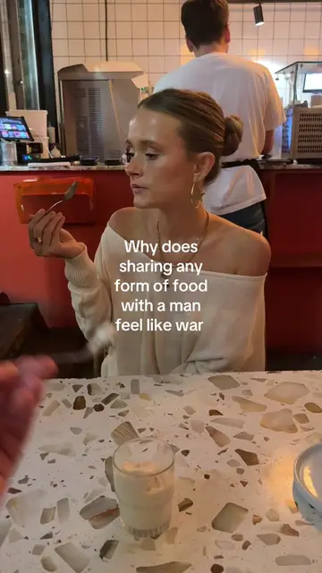 Suddenly turns eating into a competition 
