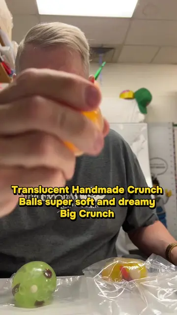 Have I got a new squishy for you. Crunch, soft , dreamy and transparent. #toyman