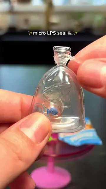 micro LPS seal unboxing 🦭🩵✨  going to make it a mini home 🏠  #miniatures #lps