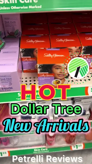 HOT new Dollar Tree finds is this Sally Hansen stripless wax kit for face eyebro